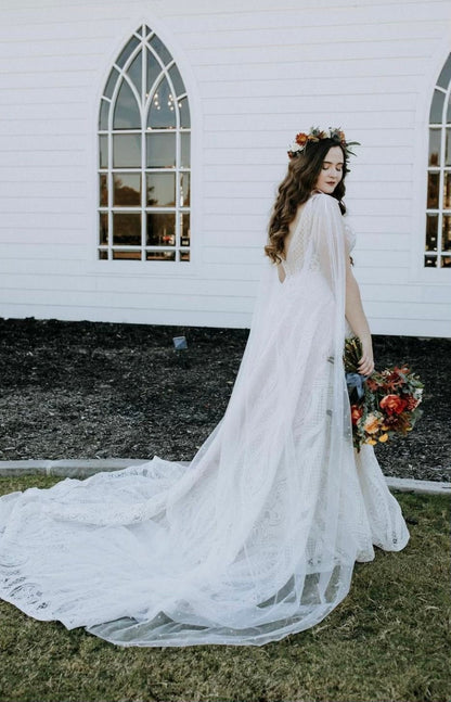 Pearl Bridal Cape