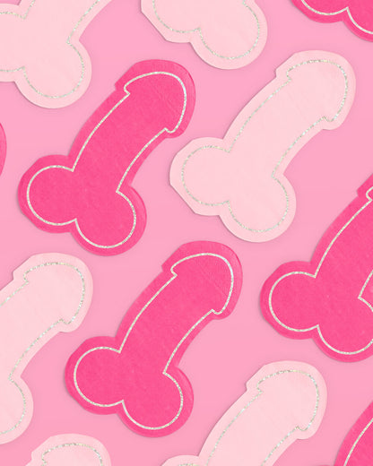 Same Penis Table Pack - plates, napkins, drink pouches + tablecloth