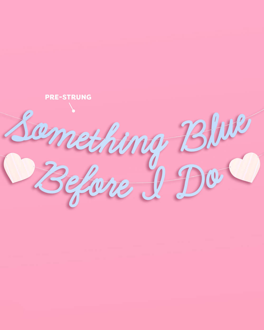 Something Blue Banner - matte blue banner