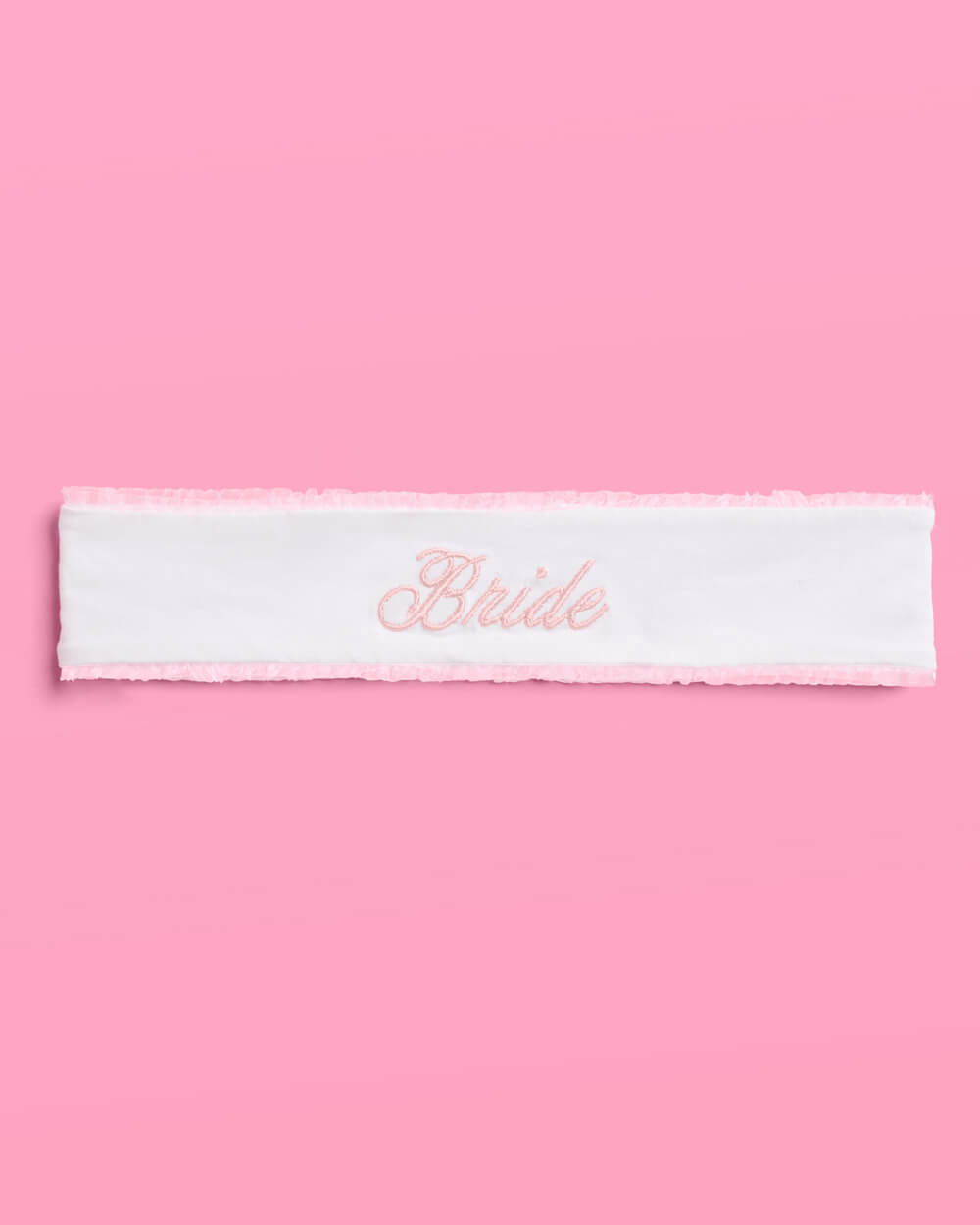 Bride Spa Headband - embroidered headband