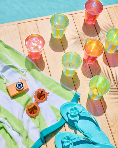 Pool Party Cups - 16 plastic cups