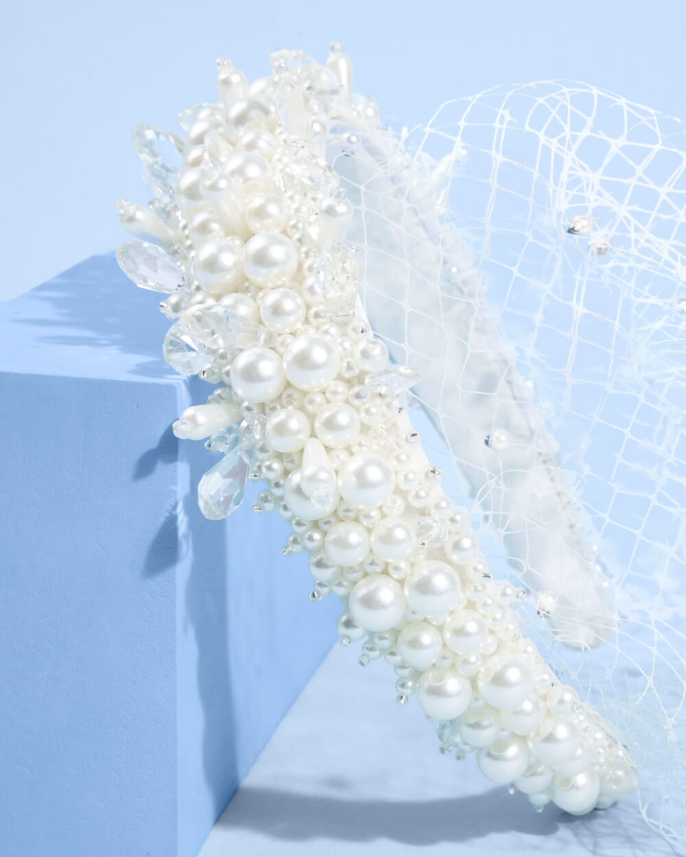 The Pearl Veilette - premium headband w. veil