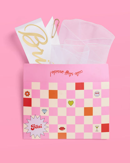 The Remix Kit - bride to be sash + veil