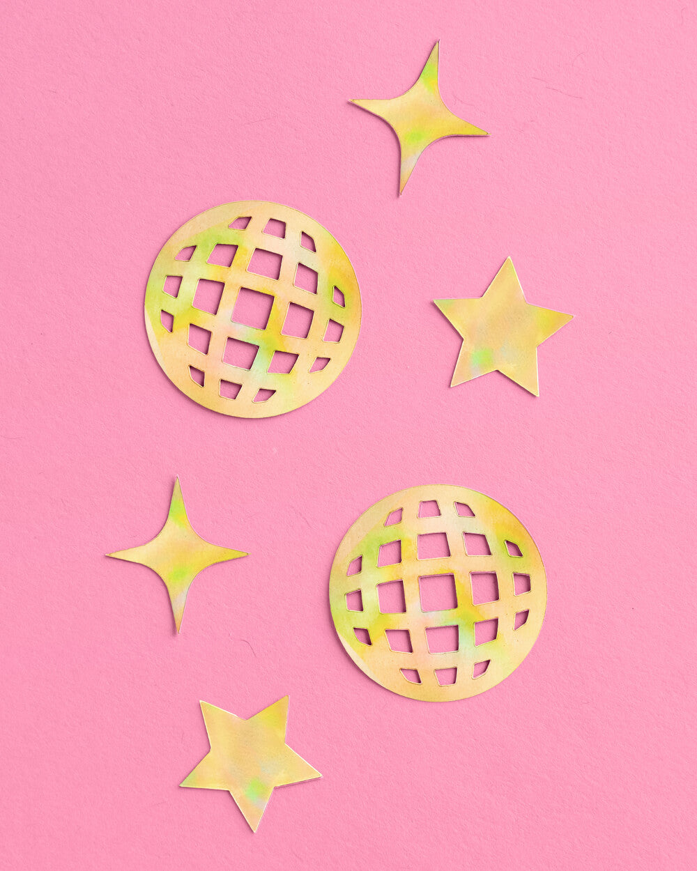 Golden Confetti - 200 pc foil confetti