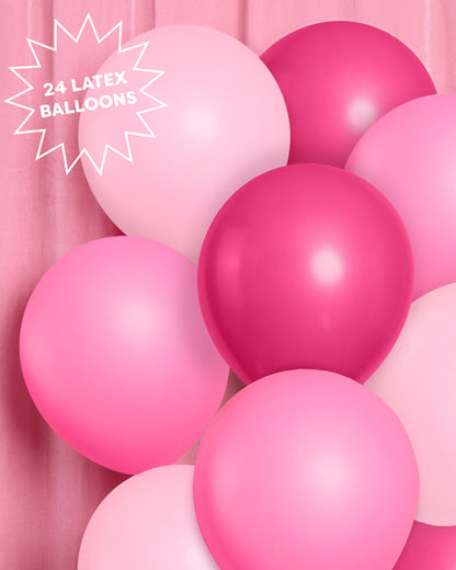 Legally Pink Pack - 24 matte balloons