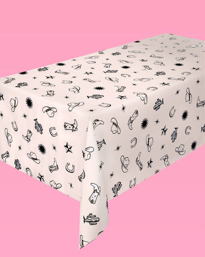 Texas Hold 'Em Tablecloth - washable tablecloth