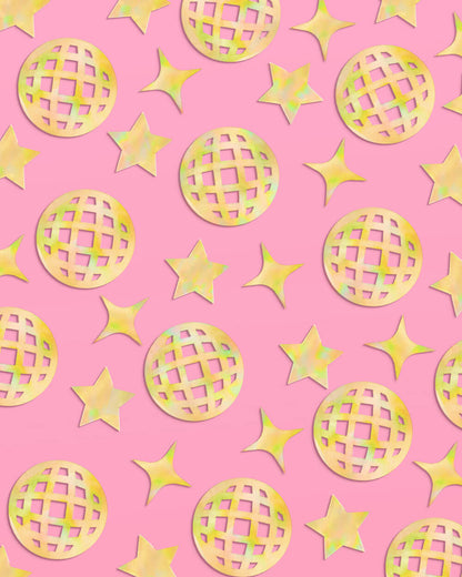 Golden Confetti - 200 pc foil confetti