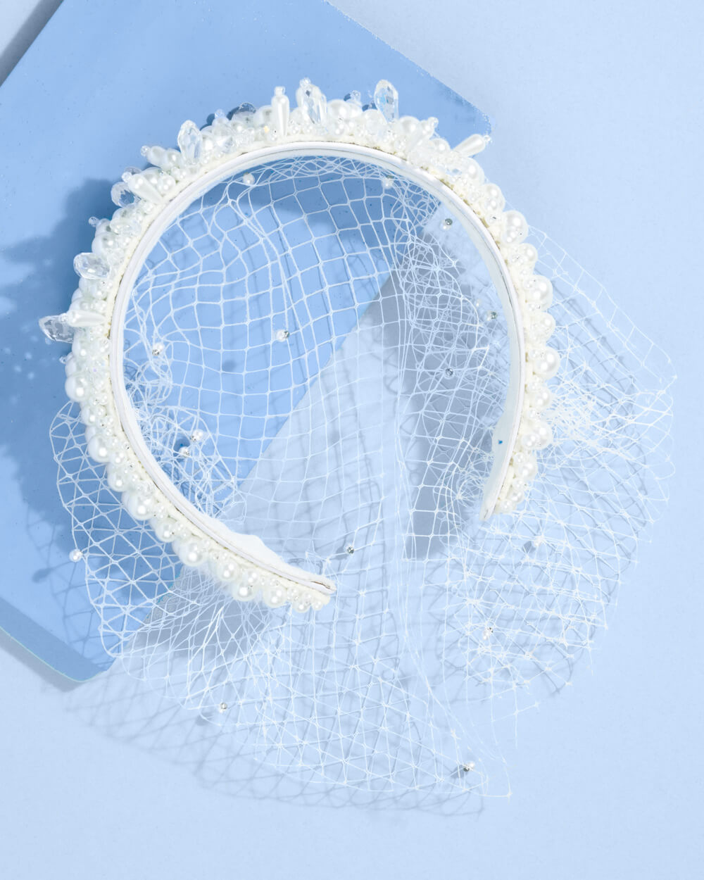 The Pearl Veilette - premium headband w. veil