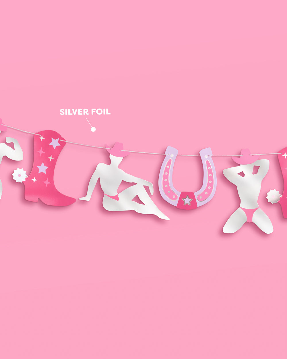 Wild Ride Banner - silver foil banner