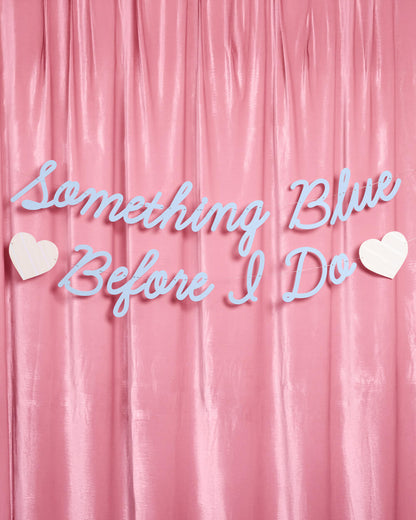 Something Blue Banner - matte blue banner