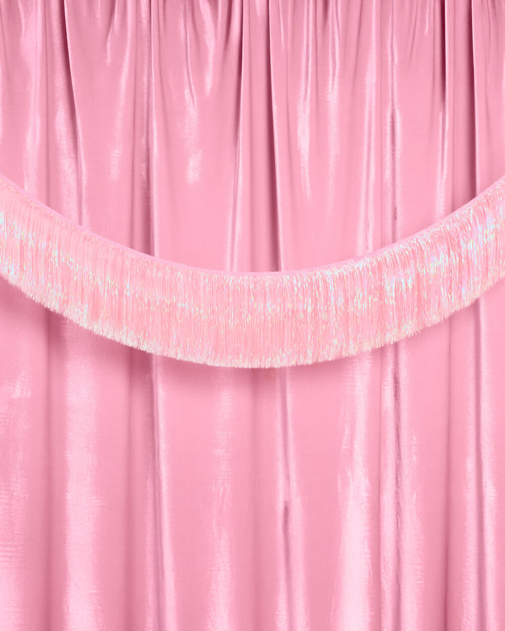 Pretty in Pink Fringe - light pink fringe banner
