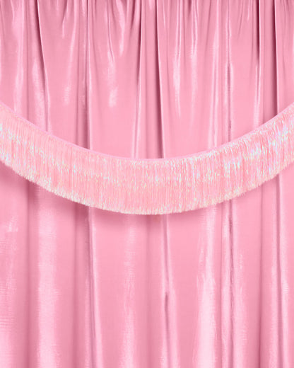 Pretty in Pink Fringe - light pink fringe banner