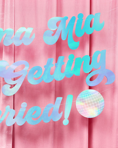 Mamma Mia Banner - three piece banner