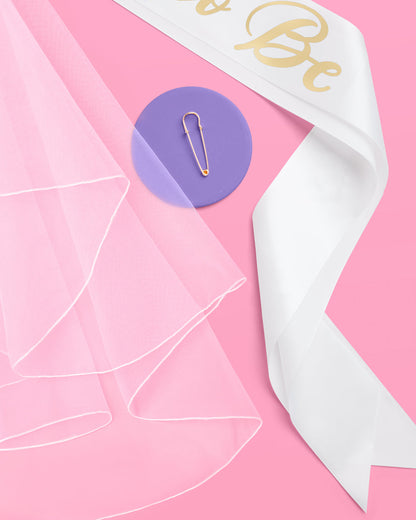 The Remix Kit - bride to be sash + veil