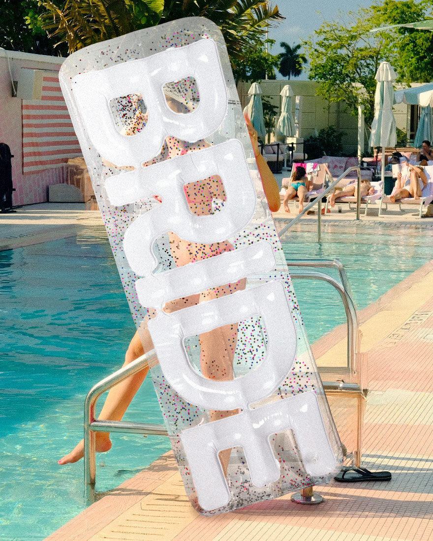 The Bride Pool Float - 6 ft inflatable float