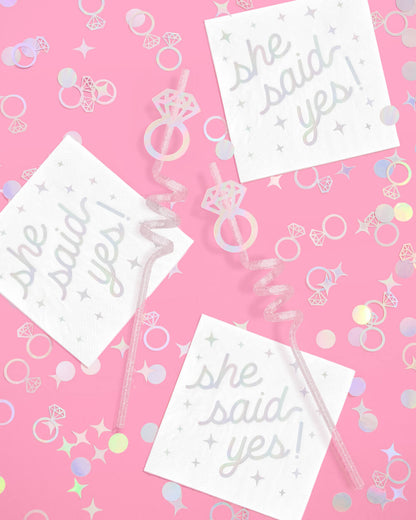 Engaged Era Confetti - 200 pc iridescent foil confetti