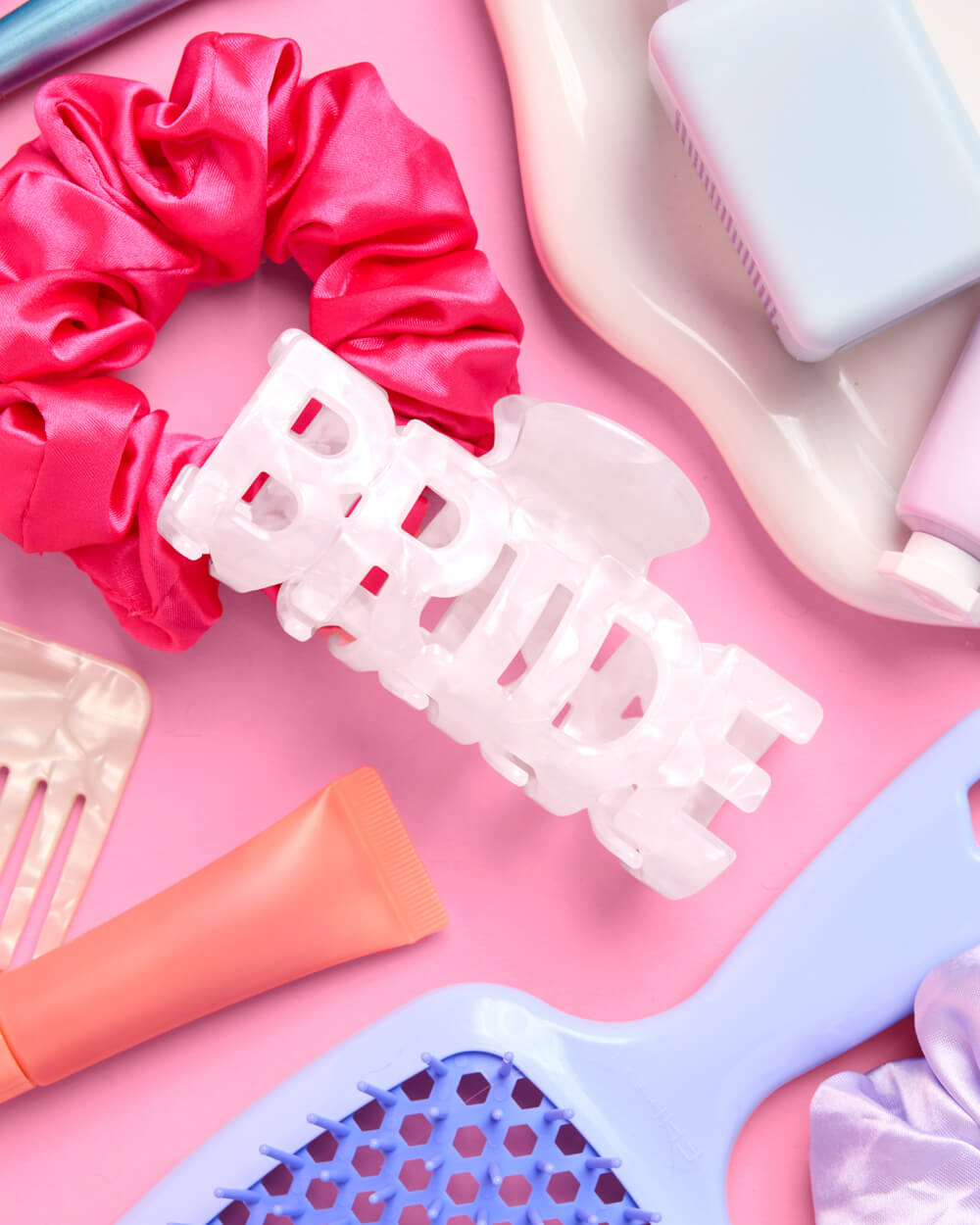 Bride Claw Clip - white acrylic claw clip