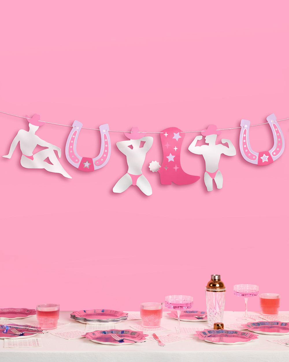 Wild Ride Banner - silver foil banner