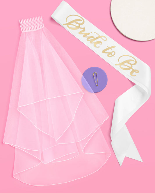 The Remix Kit - bride to be sash + veil