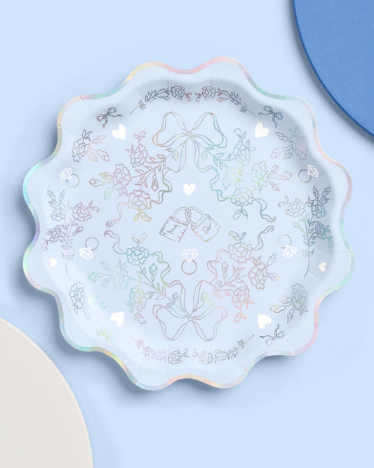 Something Blue Plates - 25 paper plates