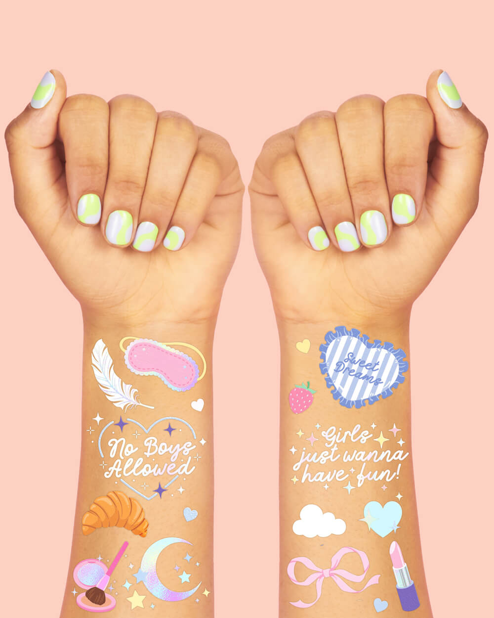 Sweet Dreams Tats - 72 temporary tattoos