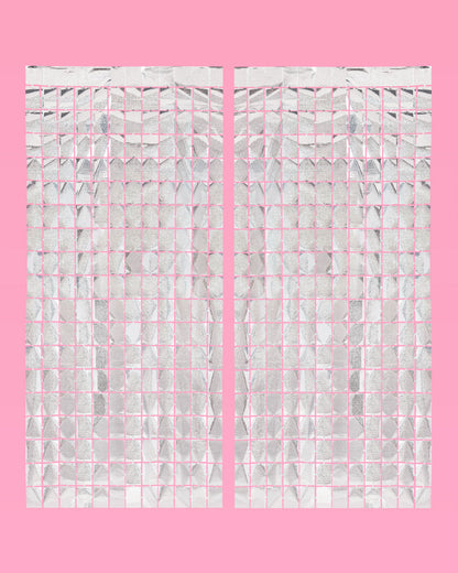 Shimmer Curtain - square foil curtain