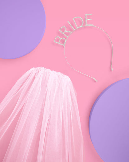 That Bride Headband Veil - headband w/ removable veil