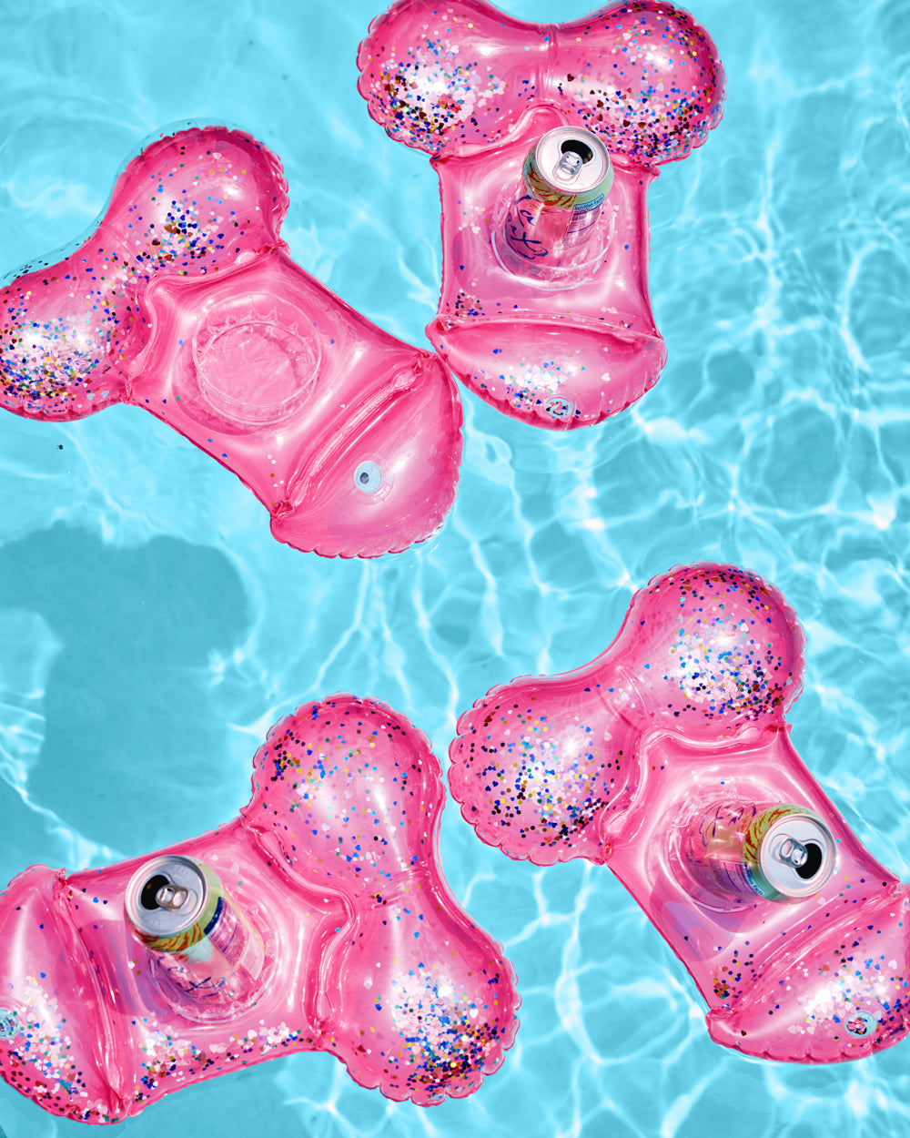 Penis Cup Holder Floats - set of 6 mini floats