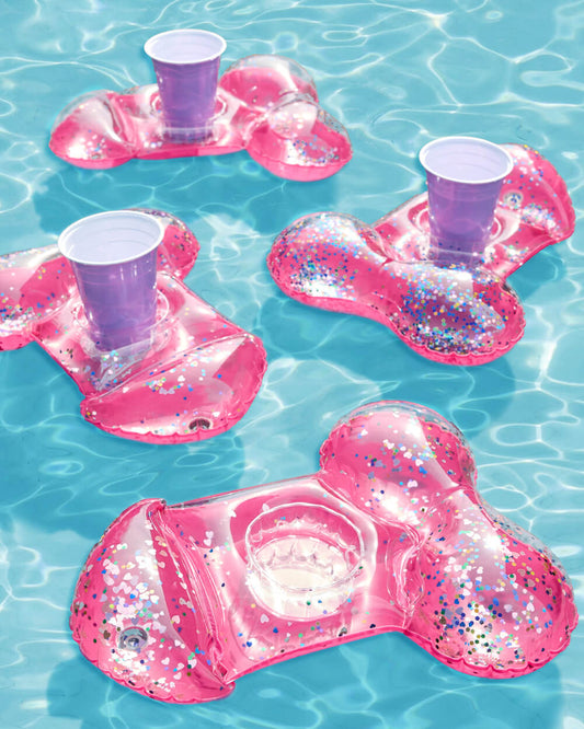 Penis Cup Holder Floats - set of 6 mini floats