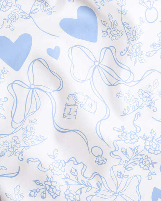 Something Blue Tablecloth - washable tablecloth