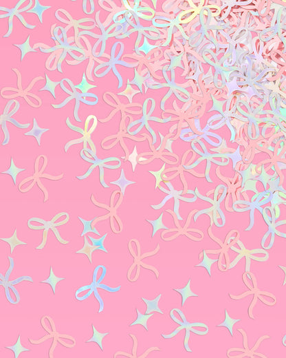 Tying the Knot Confetti - 200 pc iridescent foil confetti