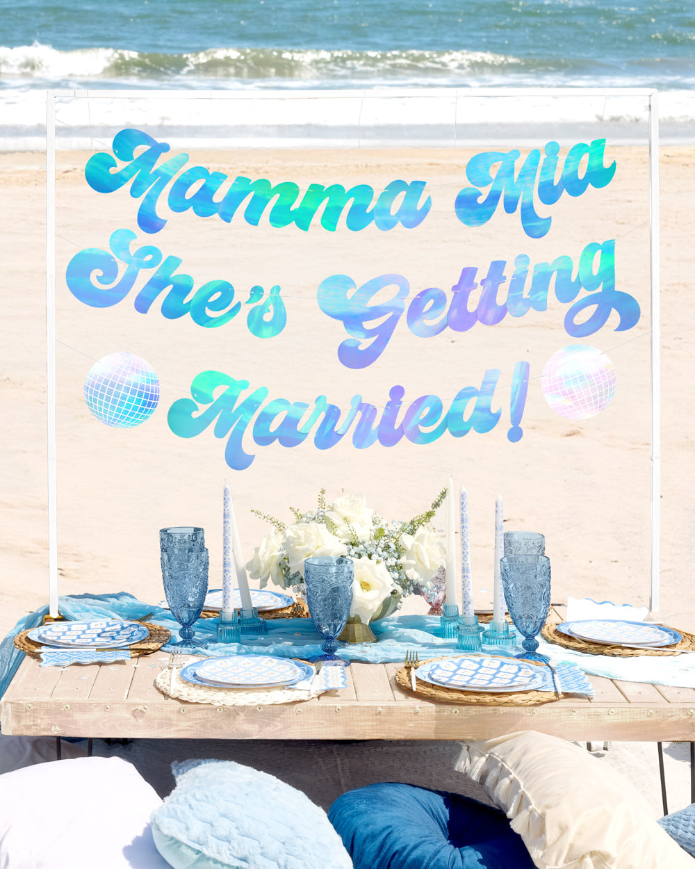 Mamma Mia Banner - three piece banner